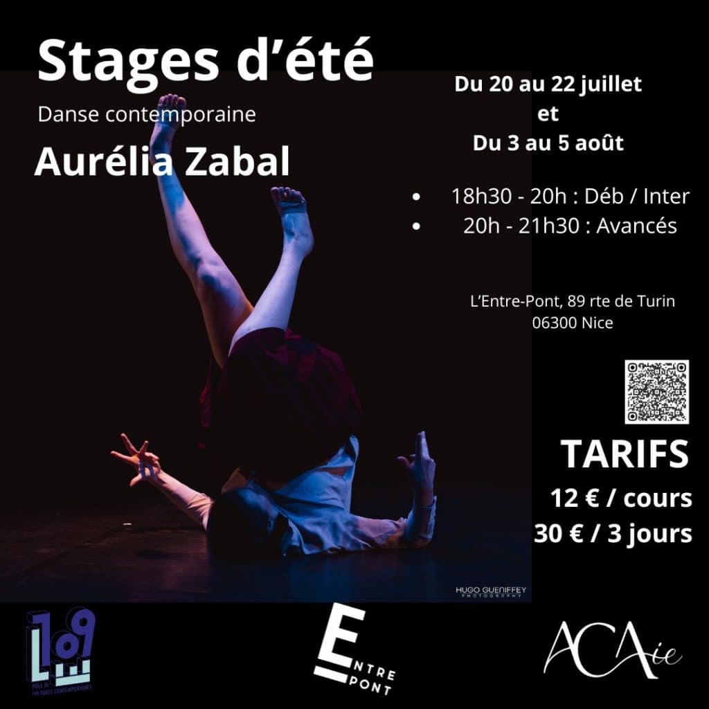 ACA Cie - Stages d'été danse contemporaine | ©ACA Cie | Entre-Pont @ 109 Nice